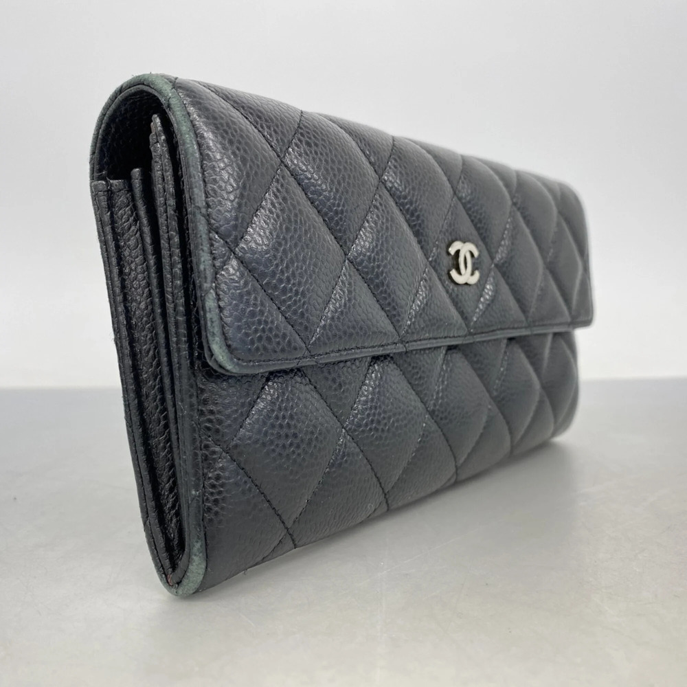 CHANEL Black Caviar Leather Wallet - Picture 2 of 12